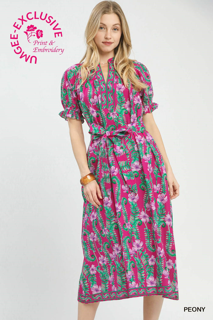Vivid Dreams Midi Dress