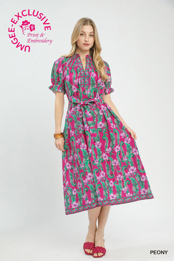 Vivid Dreams Midi Dress