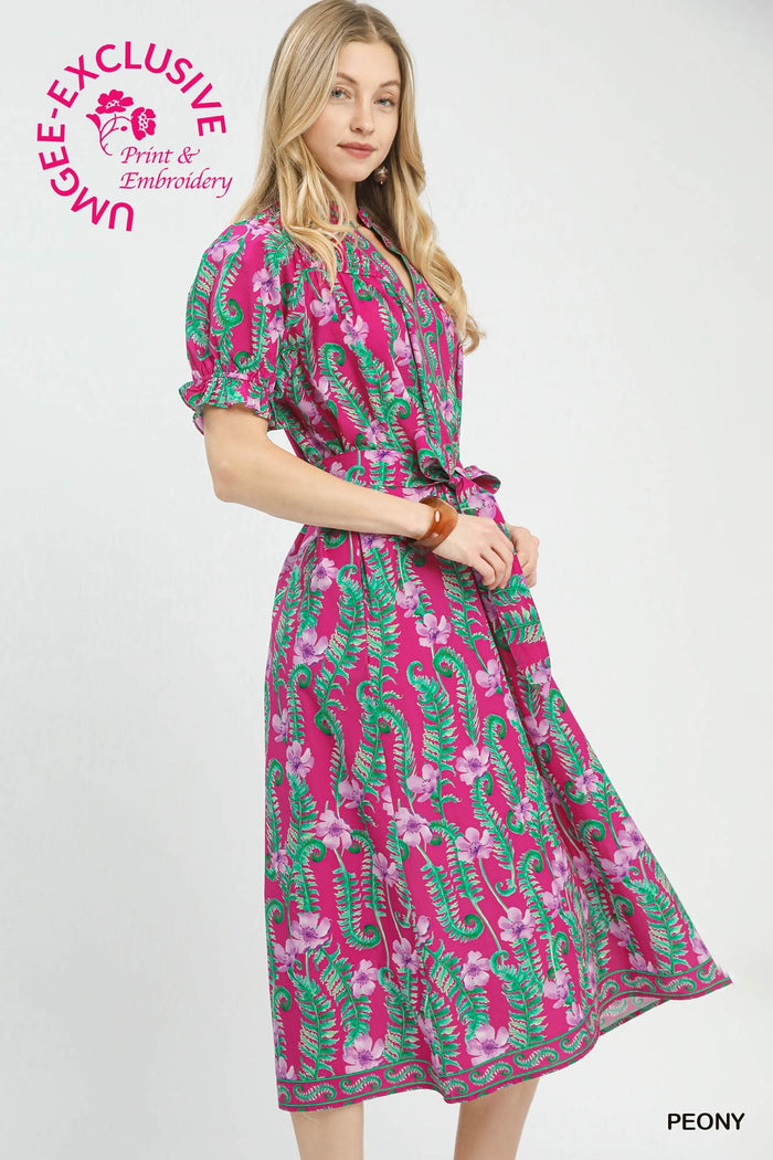 Vivid Dreams Midi Dress