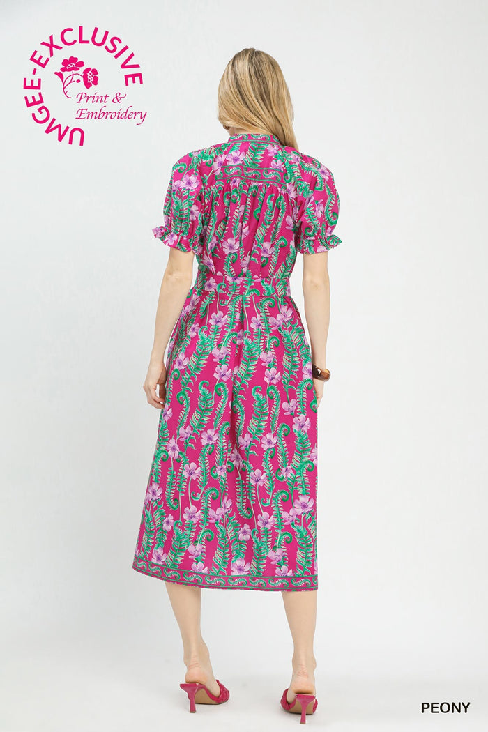 Vivid Dreams Midi Dress
