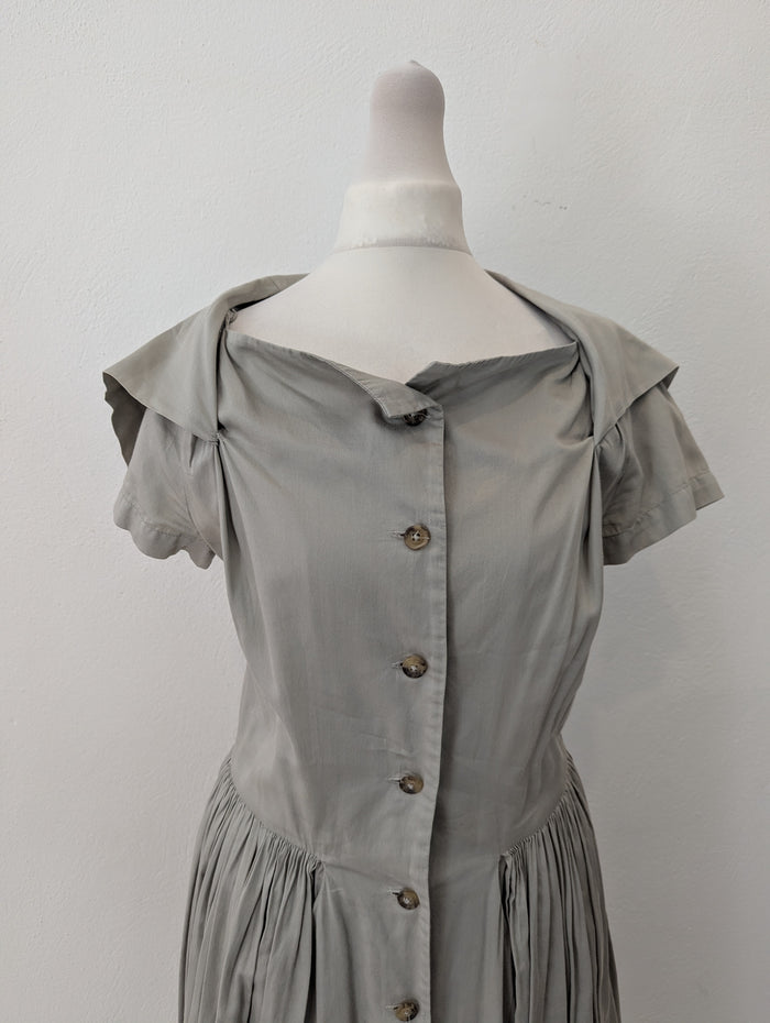Vivienne Westwood grey pleated dress M