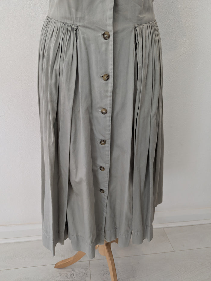 Vivienne Westwood grey pleated dress M