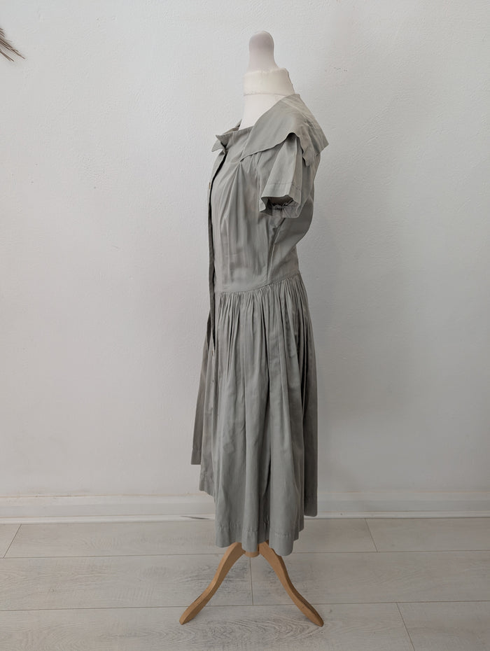 Vivienne Westwood grey pleated dress M