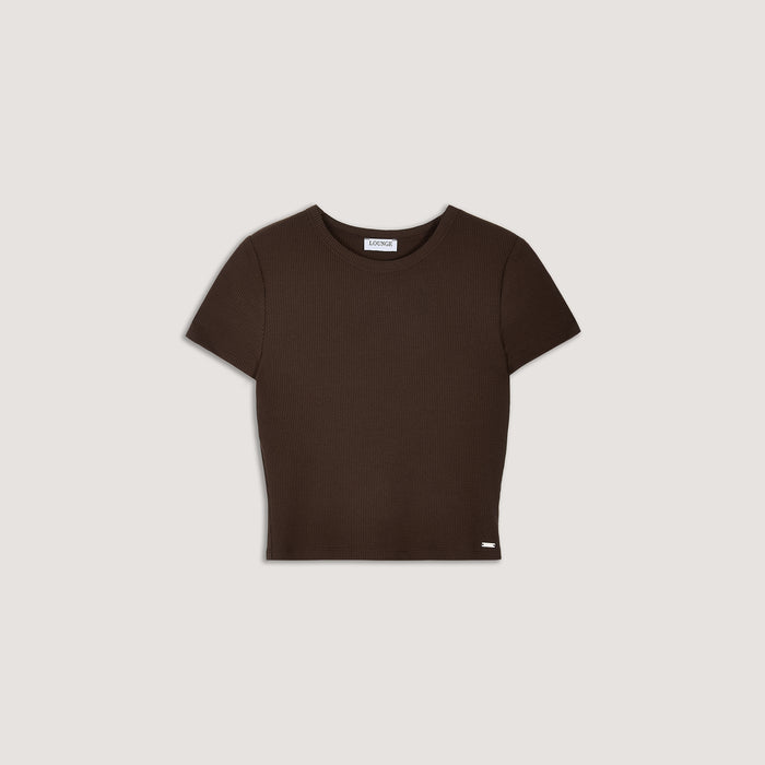 Waffle Baby Tee - Chocolate