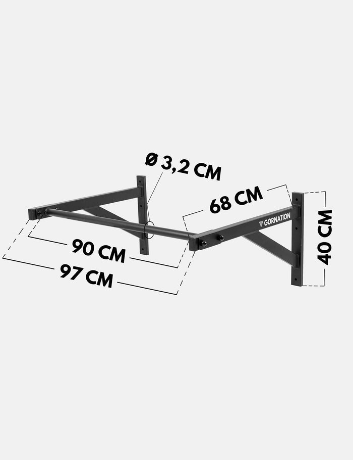Wall Mounted Pull Up Bar Medium