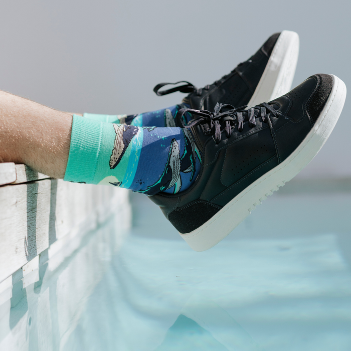 Whale Watching Bamboo Socks