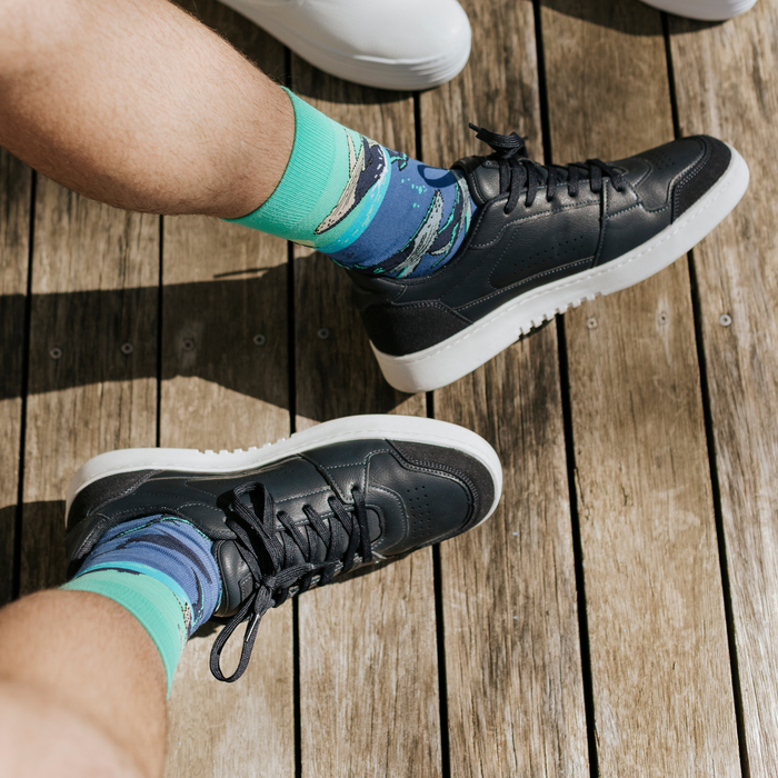 Whale Watching Bamboo Socks