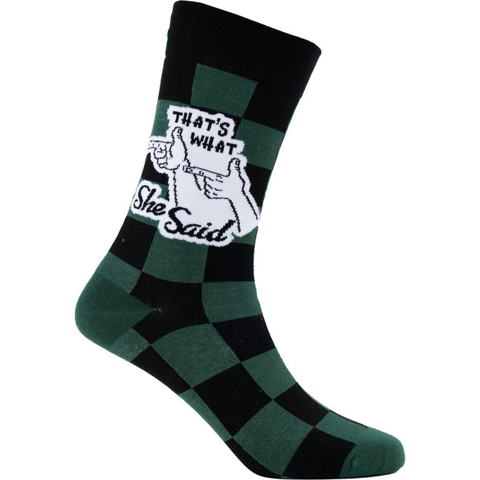 What She Said Bamboo Socks