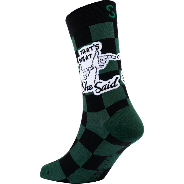What She Said Bamboo Socks