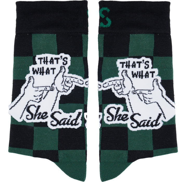 What She Said Bamboo Socks