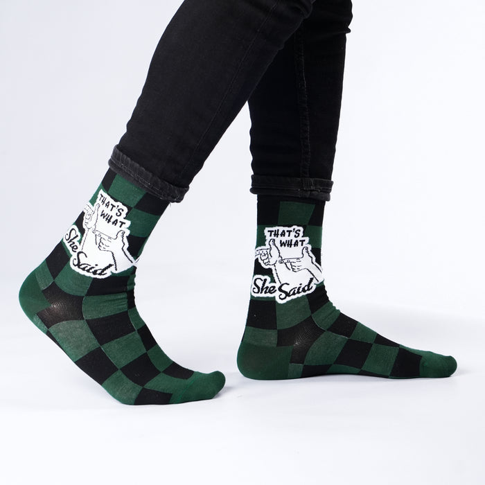 What She Said Bamboo Socks