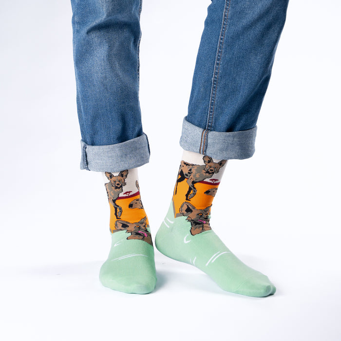 Wild Dogs Bamboo Socks