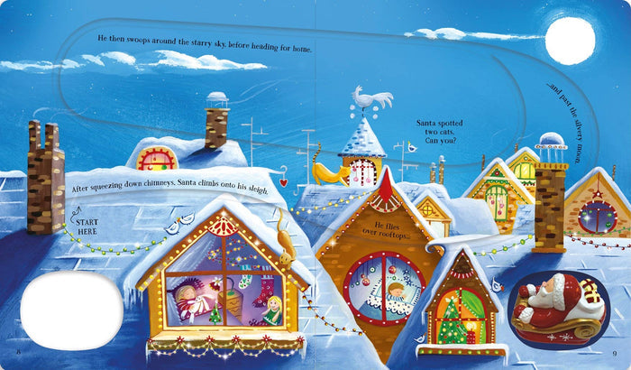 Wind-Up Santa's Sleigh