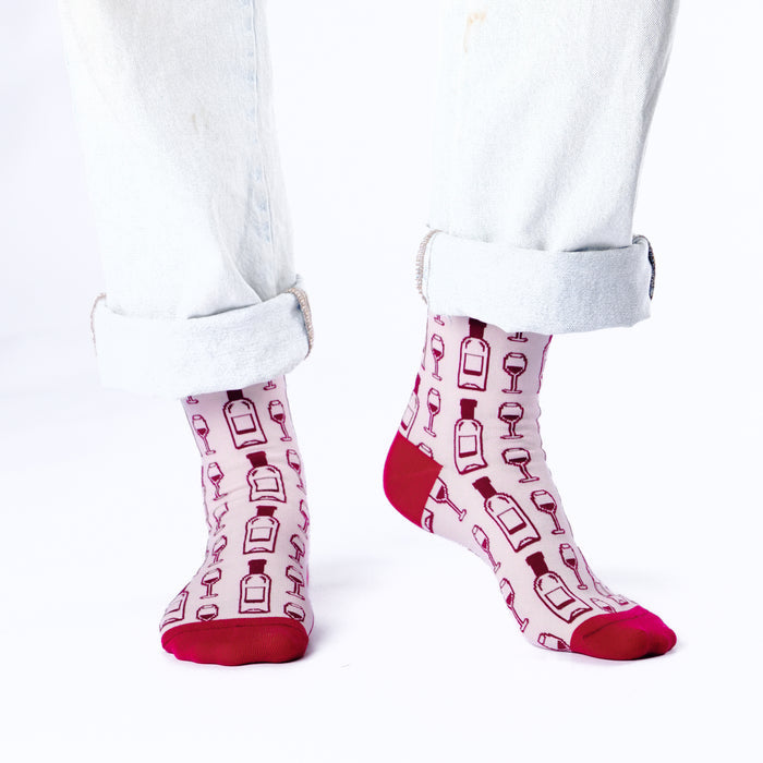 Wine O Clock Bamboo Socks