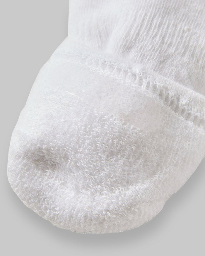 32 Degrees White _ Women's 6-Pack Cool Comfort No Show Socks {bottom}{right}