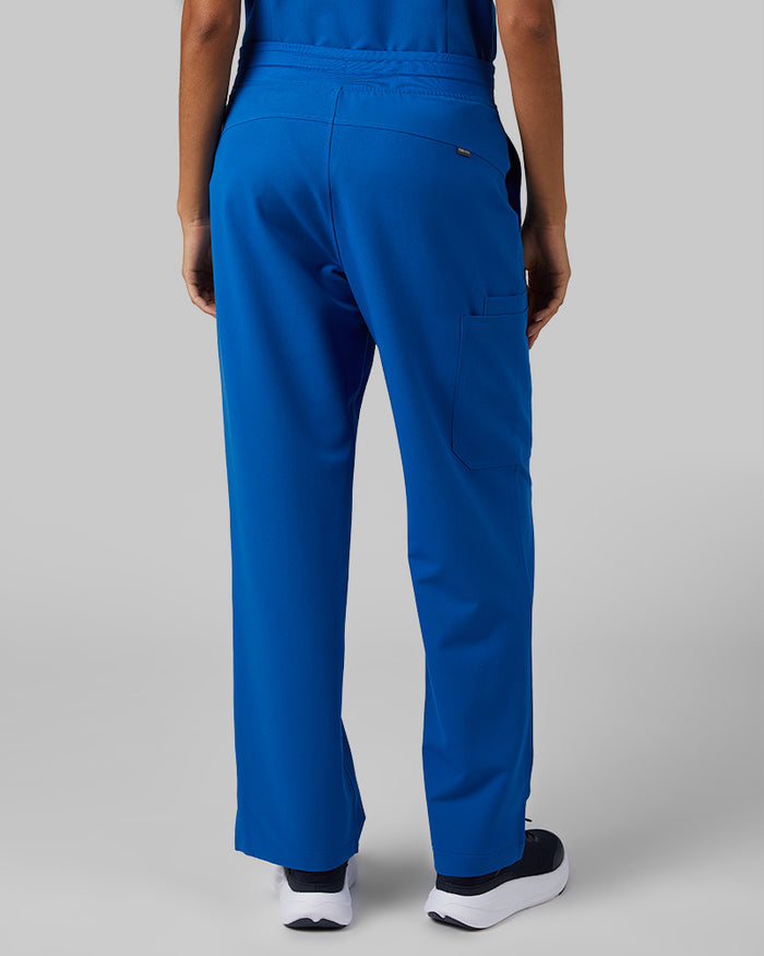 32 Degrees Royal _ Womens Cargo scrub Pants {model: Arantza is 5'9"and size 2 wearing size XS}{bottom}{right} {bottom}{right}