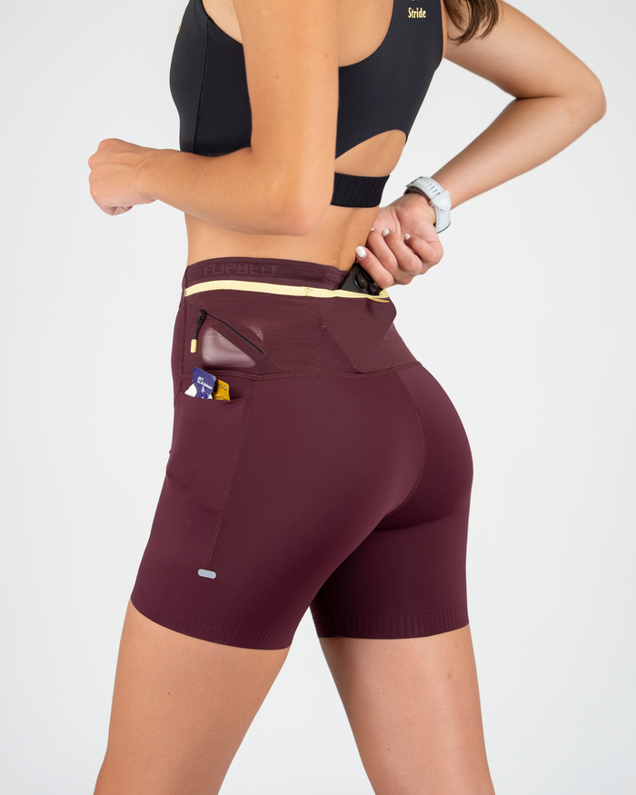 Maroon Red / XS / 5 inch
