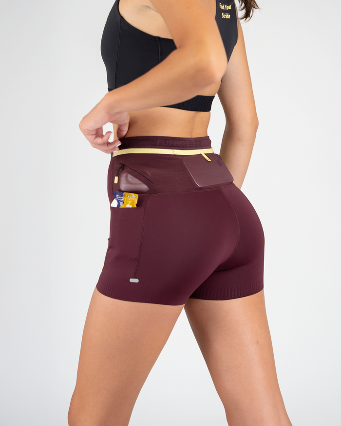 Maroon Red / XS / 3 inch