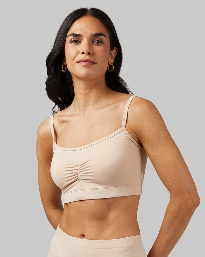 32 Degrees Nude _ Women's Cool Bralette {model: Dani is 5'9" and size 2-4, wearing size S}{bottom}{right} {bottom}{right}