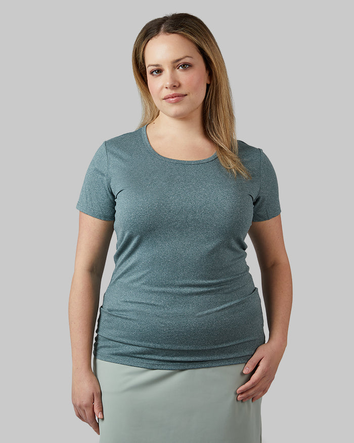 MIDNIGHT GREEN HEATHER / L