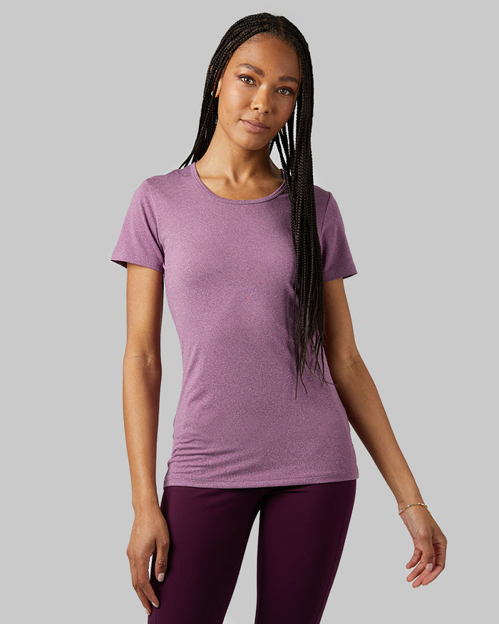 DARK PURPLE HEATHER / XS
