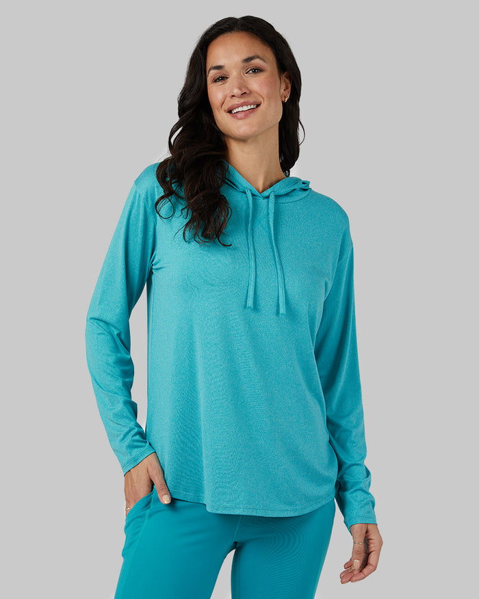 TAHITIAN TEAL HEATHER / XS