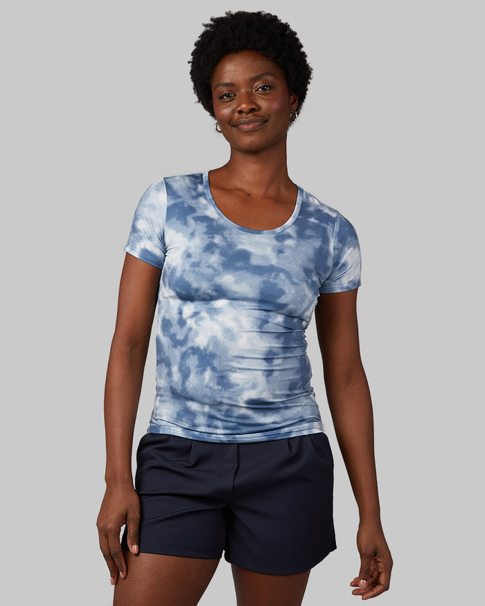 BLUE HORIZON TIE DYE / XS