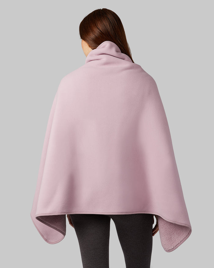 32 Degrees Mauve Shadow _ Women's Fleece-Lined sherpa Wearable Blanket {bottom}{right}