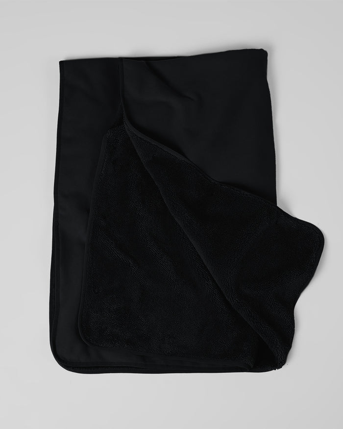 32 Degrees Black _ Women's Fleece-Lined sherpa Wearable Blanket {bottom}{right}