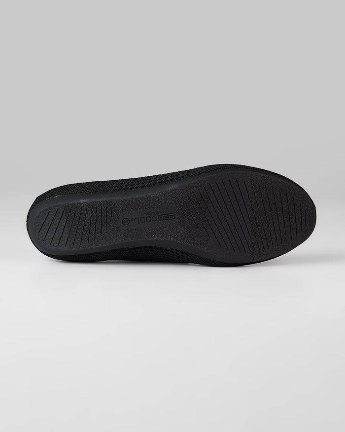 32 Degrees Black _ Women's Flex Knit Ballet Flats {bottom}{right}