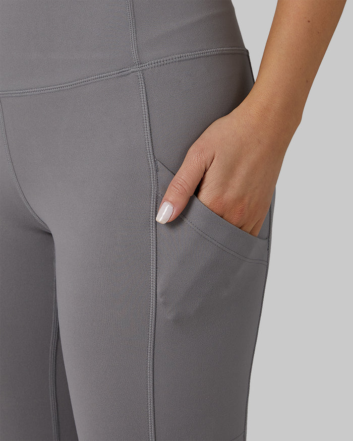 32 Degrees Steel Grey _ Women's High-Waist Active 7/8 Legging {model: Bruna is 5'7.5" and size 4, wearing size S}{bottom}{right}{bottom}{right}