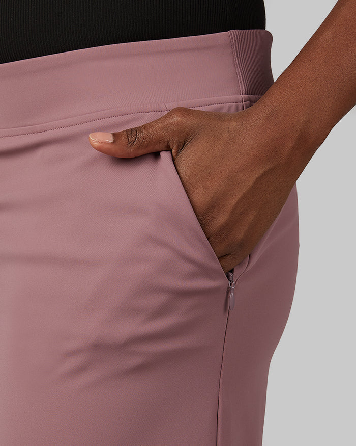 32 Degrees Grape Shake _ Women's High Luxe stretch skort {model: Wemi is 5'10"and size 2-4 wearing size S}{bottom}{right} {bottom}{right}