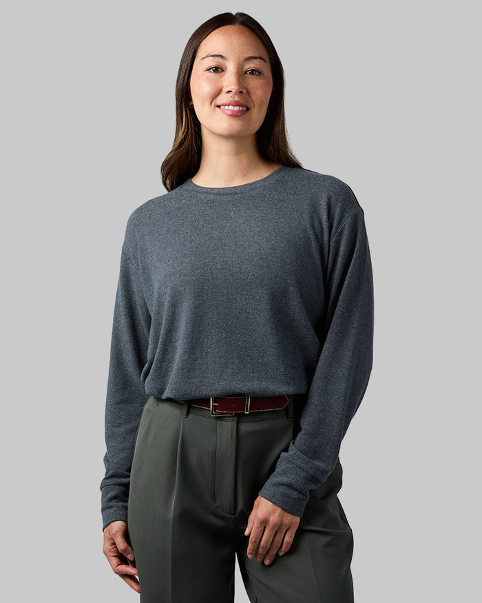 MIDNIGHT TEAL HEATHER / XS