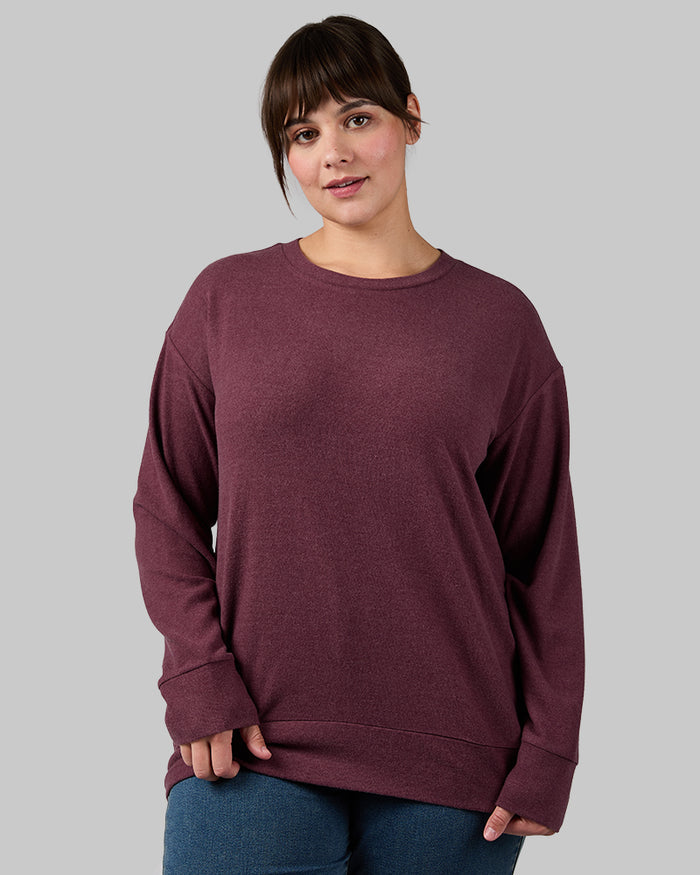 EGGPLANT HEATHER / L