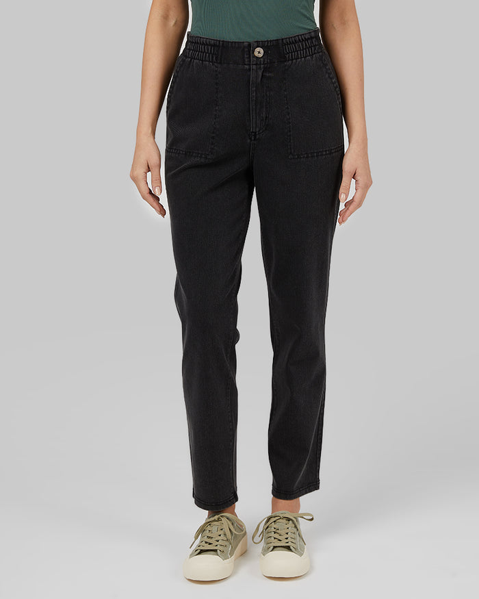 BLACK DENIM / XS