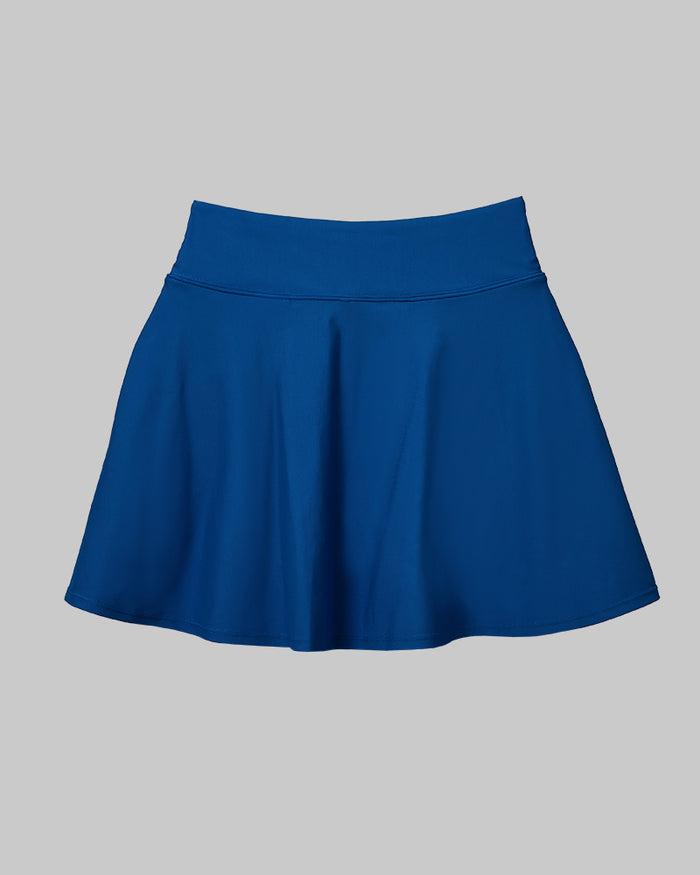32 Degrees Royal Blue _ Women's swim skort {bottom}{right}