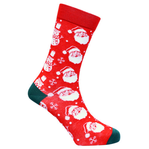 Xmas Classic Santa Bamboo Socks