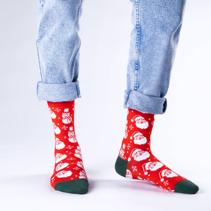 Xmas Classic Santa Bamboo Socks