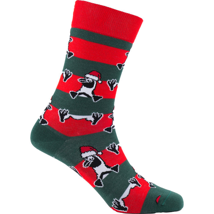 Xmas Penguins Bamboo Socks