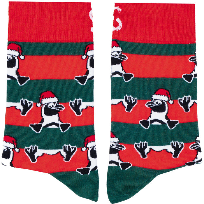 Xmas Penguins Bamboo Socks