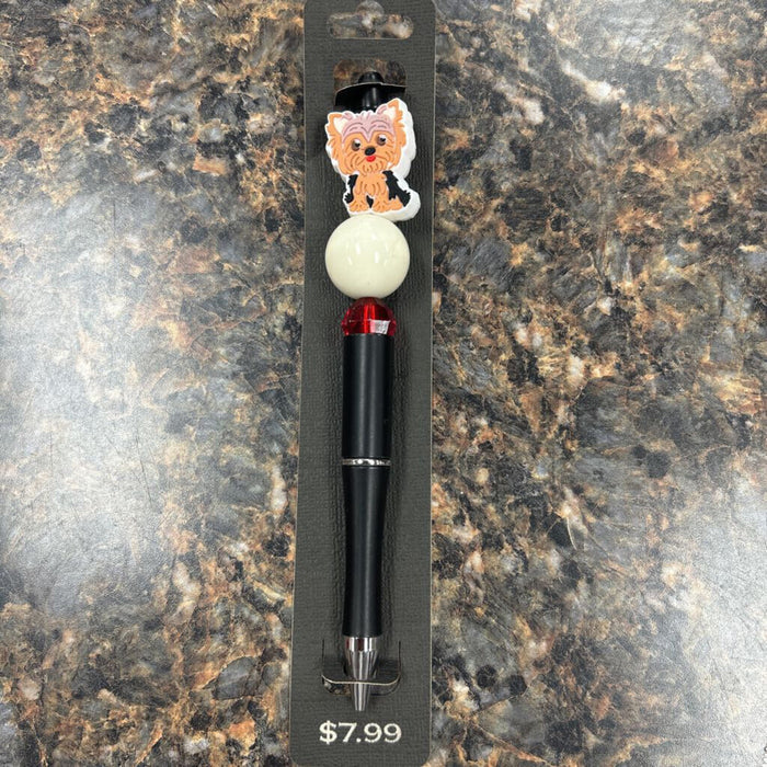 Yorkie Beaded Pen