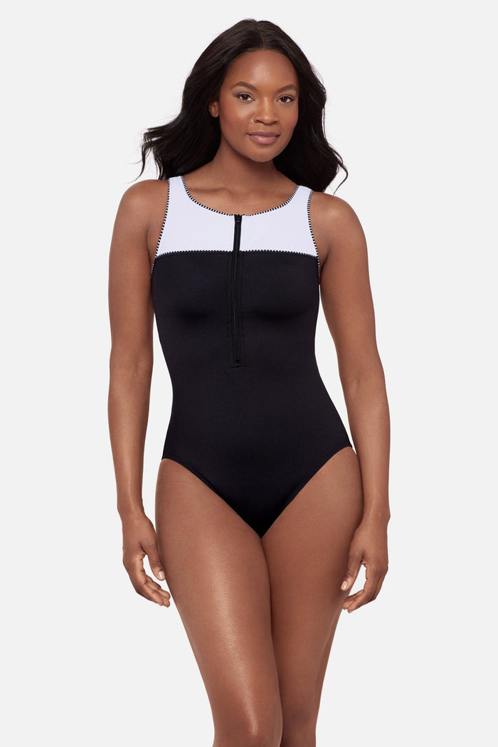 Zinger One Piece in Liquid Sculpt