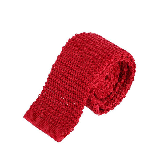 Zion Knit Silk Solid Colored Necktie